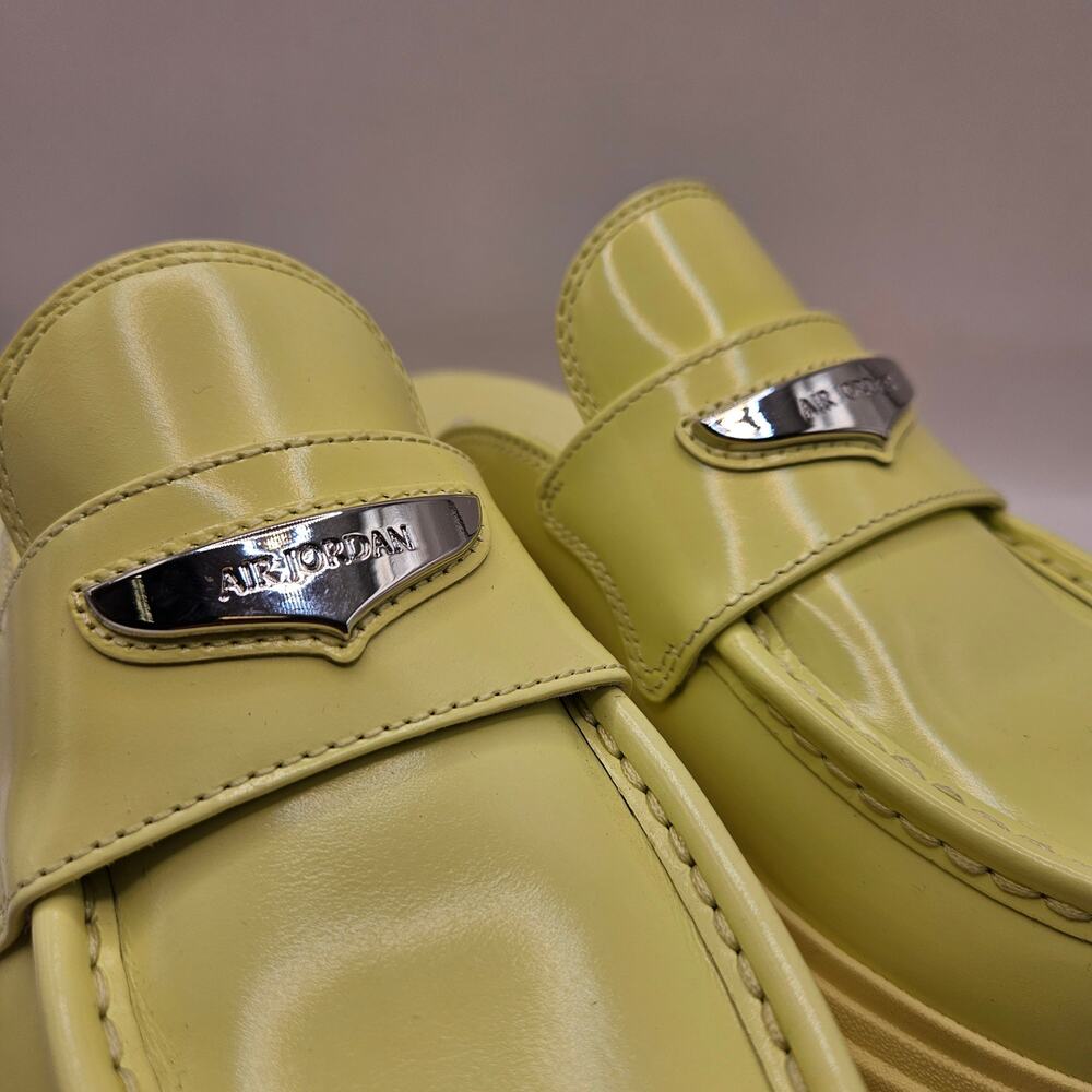 NIKE AIR JORDAN WOMEN'S 9 CHUNKY PLATFORM MULE SLIP ON LUMINOUS GREEN NWOB - Picture 5 of 7